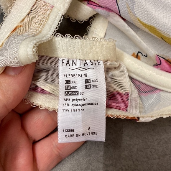 Fantasie Women's Abigail Underwired  Side Support Bra (Size 30D) NWT - Picture 5 of 8